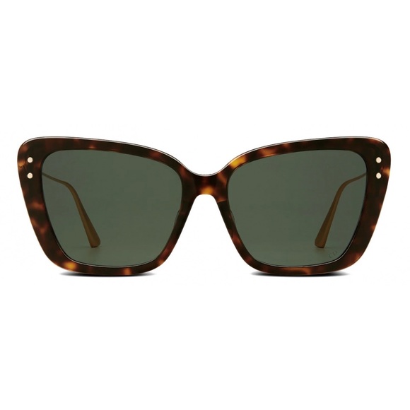 DIOR MissDior B5F Dark Havana/Green Cat Eye Sunglasses - Picture 4 of 6